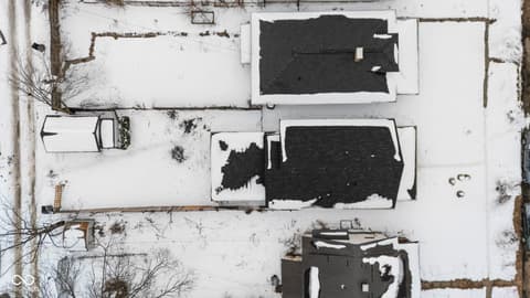 Aerial view at 105 N Sheffield Avenue, Indianapolis, IN