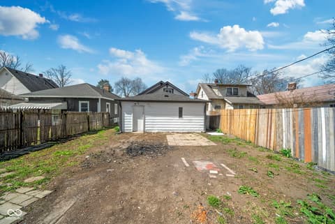 Backyard at 105 N Sheffield Avenue, Indianapolis, IN