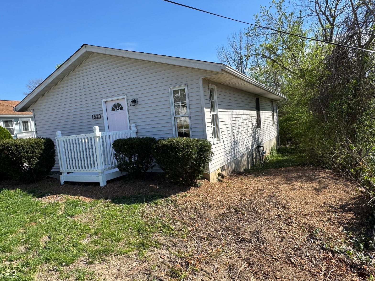 Front exterior at 1523 W 8th Street, Bloomington, IN