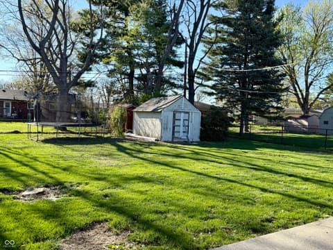 Yard at 8226 Laura Lynne Lane, Indianapolis, IN