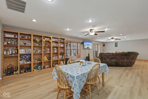 Dining room at 7032 S Burch Road, Bloomington, IN