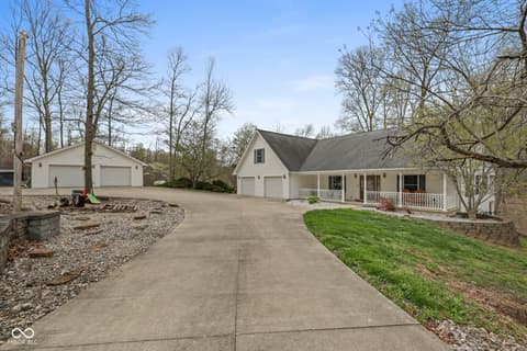 Front exterior at 7032 S Burch Road, Bloomington, IN