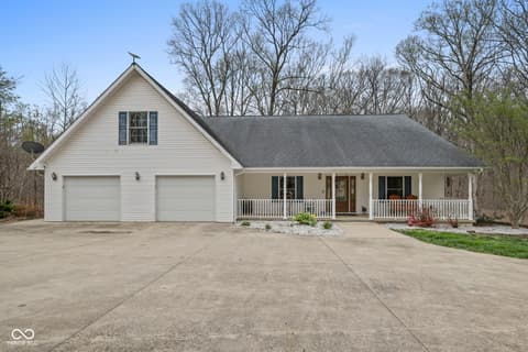 Front exterior at 7032 S Burch Road, Bloomington, IN
