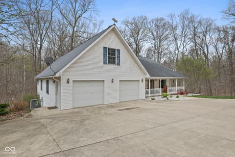 Front exterior at 7032 S Burch Road, Bloomington, IN