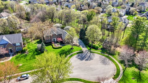 Aerial view at 5771 Osprey Way, Carmel, IN