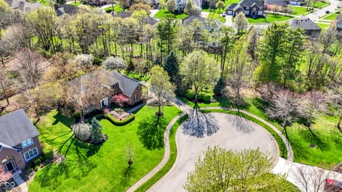 Aerial view at 5771 Osprey Way, Carmel, IN