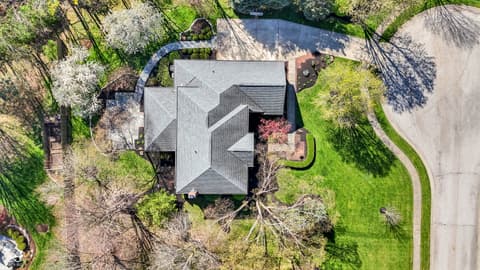 Aerial view at 5771 Osprey Way, Carmel, IN
