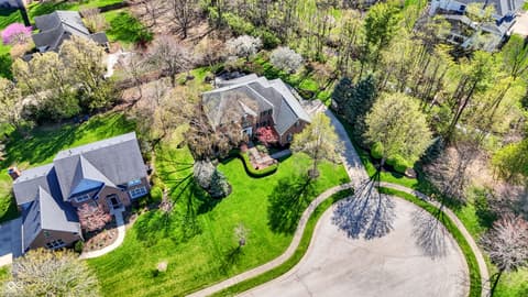 Aerial view at 5771 Osprey Way, Carmel, IN