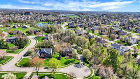 Aerial view at 5771 Osprey Way, Carmel, IN