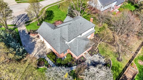 Aerial view at 5771 Osprey Way, Carmel, IN