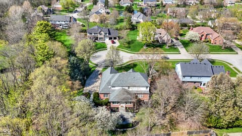 Aerial view at 5771 Osprey Way, Carmel, IN