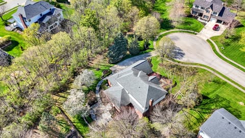 Aerial view at 5771 Osprey Way, Carmel, IN