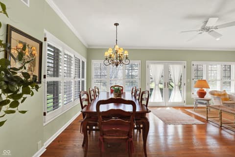 Dining room at 5771 Osprey Way, Carmel, IN