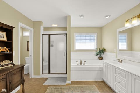 Bathroom at 5771 Osprey Way, Carmel, IN