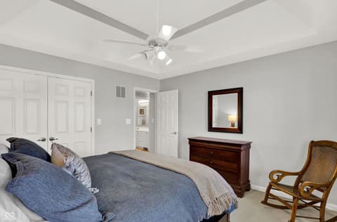 Bedroom at 5771 Osprey Way, Carmel, IN