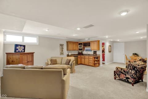 Living room at 5771 Osprey Way, Carmel, IN