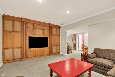 Living room at 5771 Osprey Way, Carmel, IN