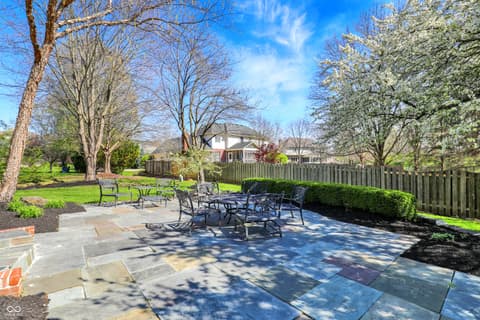Outdoor living area at 5771 Osprey Way, Carmel, IN