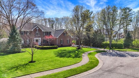 Front exterior at 5771 Osprey Way, Carmel, IN