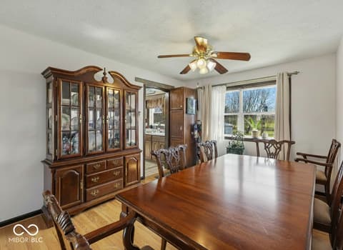 Dining room at 2367 E 400 N, Whiteland, IN
