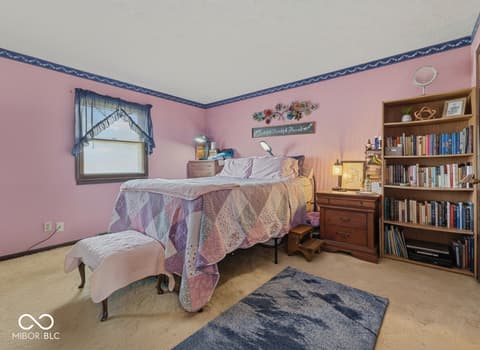Primary bedroom at 2367 E 400 N, Whiteland, IN