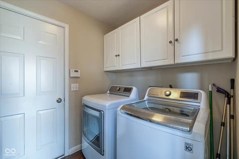 Laundry room at 14416 Chapelwood Lane, Fishers, IN
