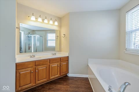 Bathroom at 14416 Chapelwood Lane, Fishers, IN
