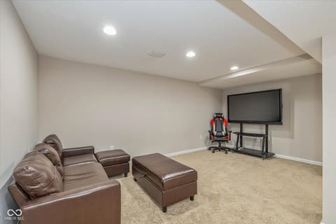 Living room at 14416 Chapelwood Lane, Fishers, IN