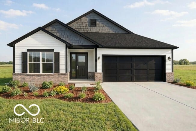 Front exterior at 6372 Enclave Boulevard, Whitestown, IN