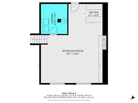 Floor Plan — 1323 S River Road, Attica, IN