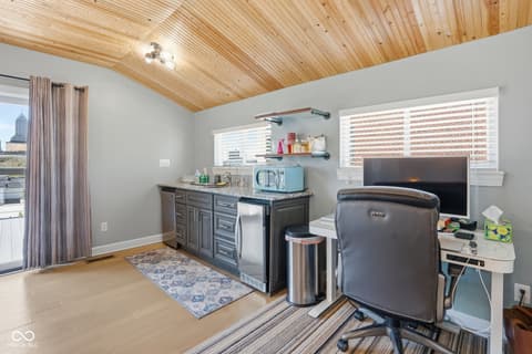 Home office at 131 Herman Street, Indianapolis, IN