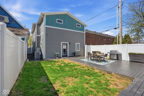 Backyard at 131 Herman Street, Indianapolis, IN