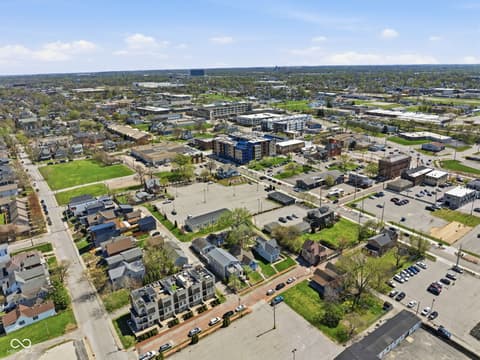 Aerial view at 131 Herman Street, Indianapolis, IN
