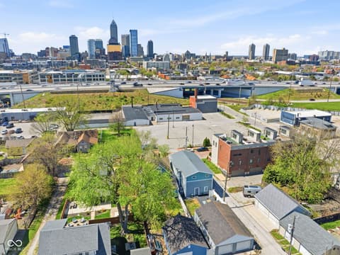 Aerial view at 131 Herman Street, Indianapolis, IN