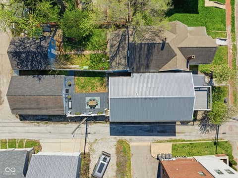 Aerial view at 131 Herman Street, Indianapolis, IN