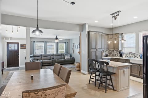 Dining room at 131 Herman Street, Indianapolis, IN