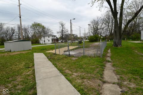 Yard at 2749 Station Street, Indianapolis, IN