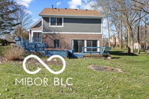 Backyard at 11336 Bloomfield Court, Indianapolis, IN