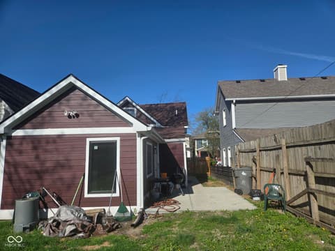 Backyard at 1335 Union Street, Indianapolis, IN