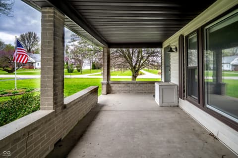 Outdoor living area at 3151 E 150 S, Franklin, IN