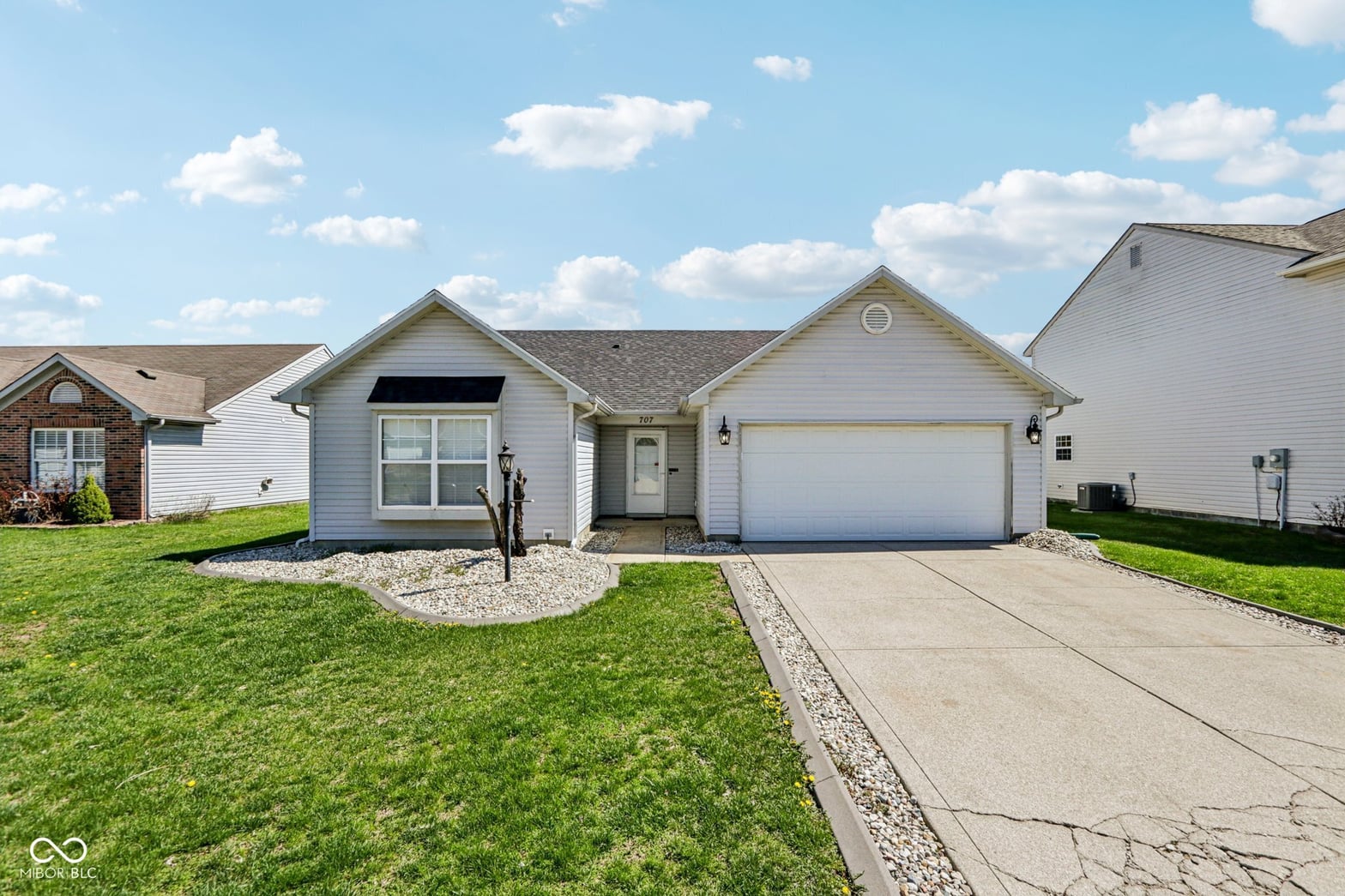 Front exterior at 707 Springwater Road, Kokomo, IN