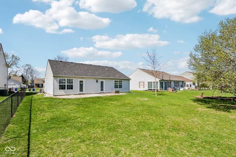 Backyard at 707 Springwater Road, Kokomo, IN