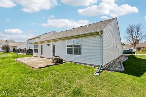 Backyard at 707 Springwater Road, Kokomo, IN