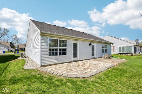 Backyard at 707 Springwater Road, Kokomo, IN