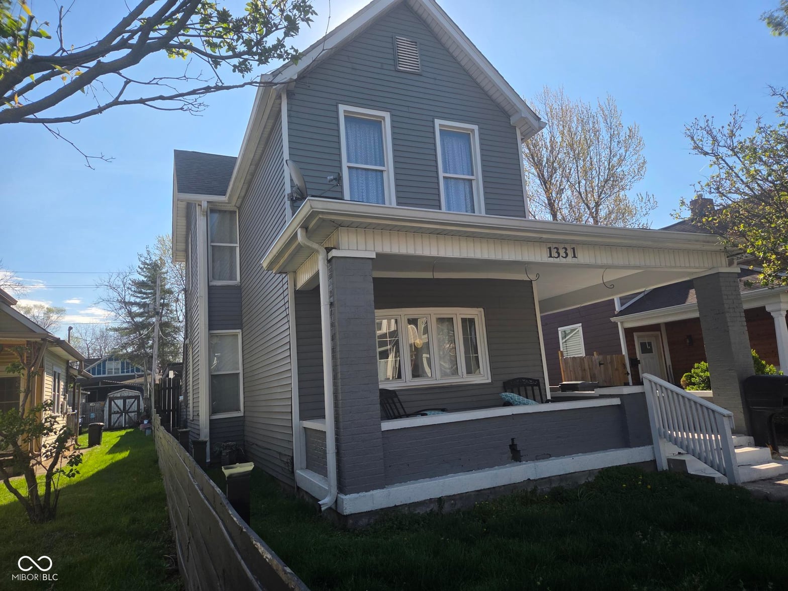Front exterior at 1331 Union Street, Indianapolis, IN