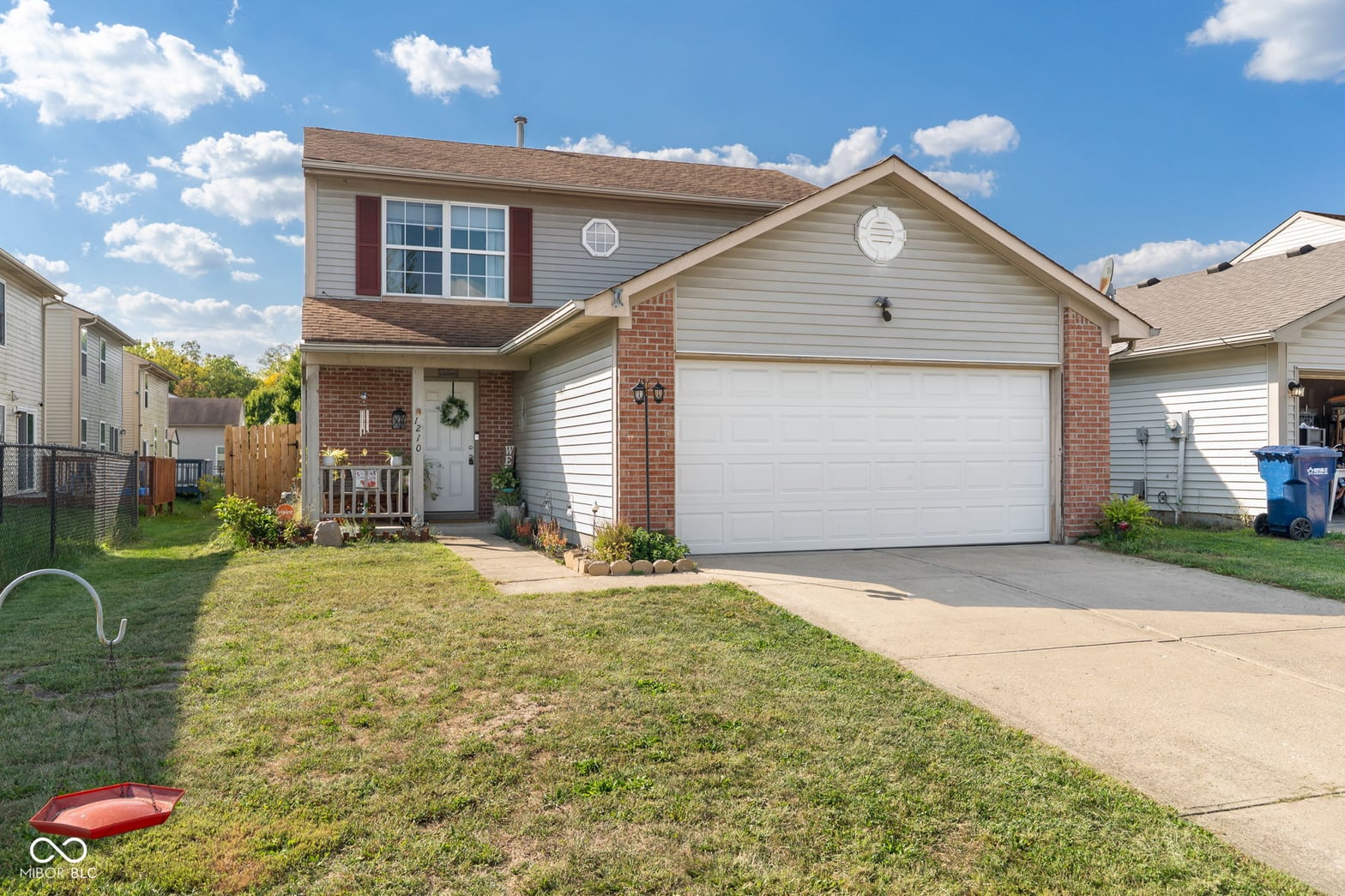 Front exterior at 1210 Country Creek Court, Indianapolis, IN