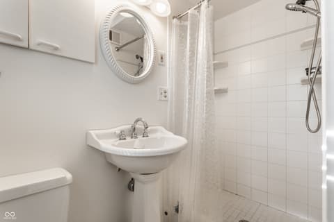 Primary bathroom at 5234 N Washington Boulevard, Indianapolis, IN
