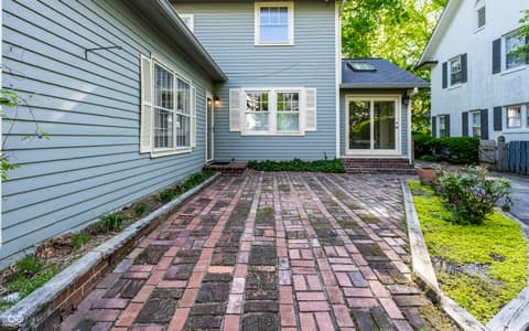 Outdoor living area at 5234 N Washington Boulevard, Indianapolis, IN