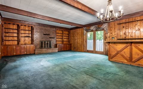 Family room at 5234 N Washington Boulevard, Indianapolis, IN
