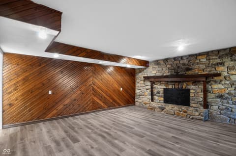 Living room at 607 Rahkewood Drive, Indianapolis, IN